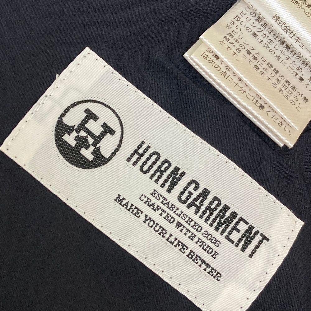 サイズ：50 HORN GMT ホーン ガーメント 切替 中綿パンツ ブラック系