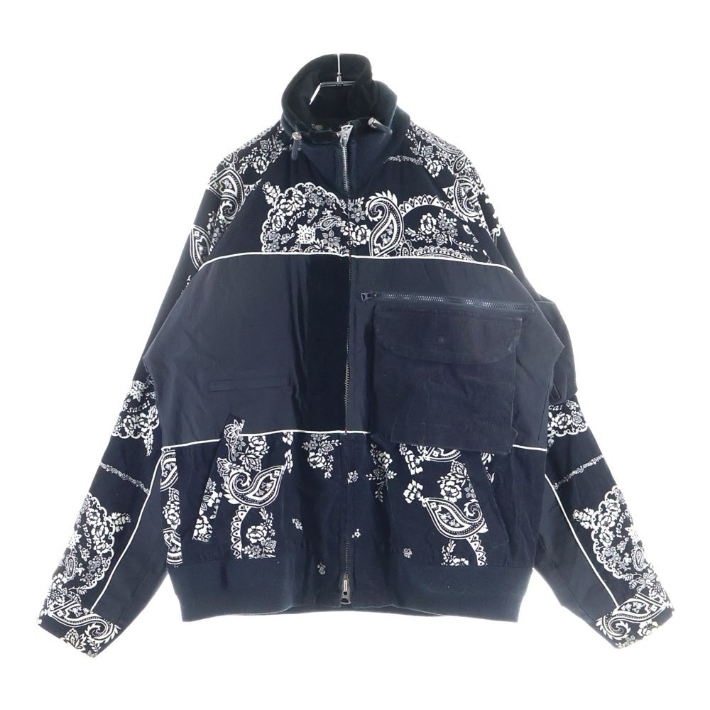 Sacai (サカイ) 12AW FLORAL BLOUSON マルチポケット コーデュロイ