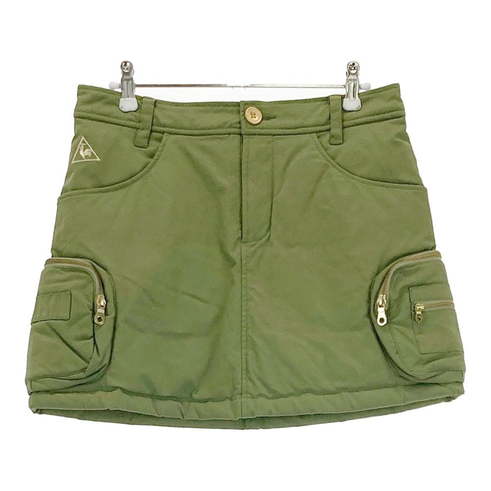 サイズ：9 LE COQ GOLF ルコックゴルフ 中綿スカート カーキ系