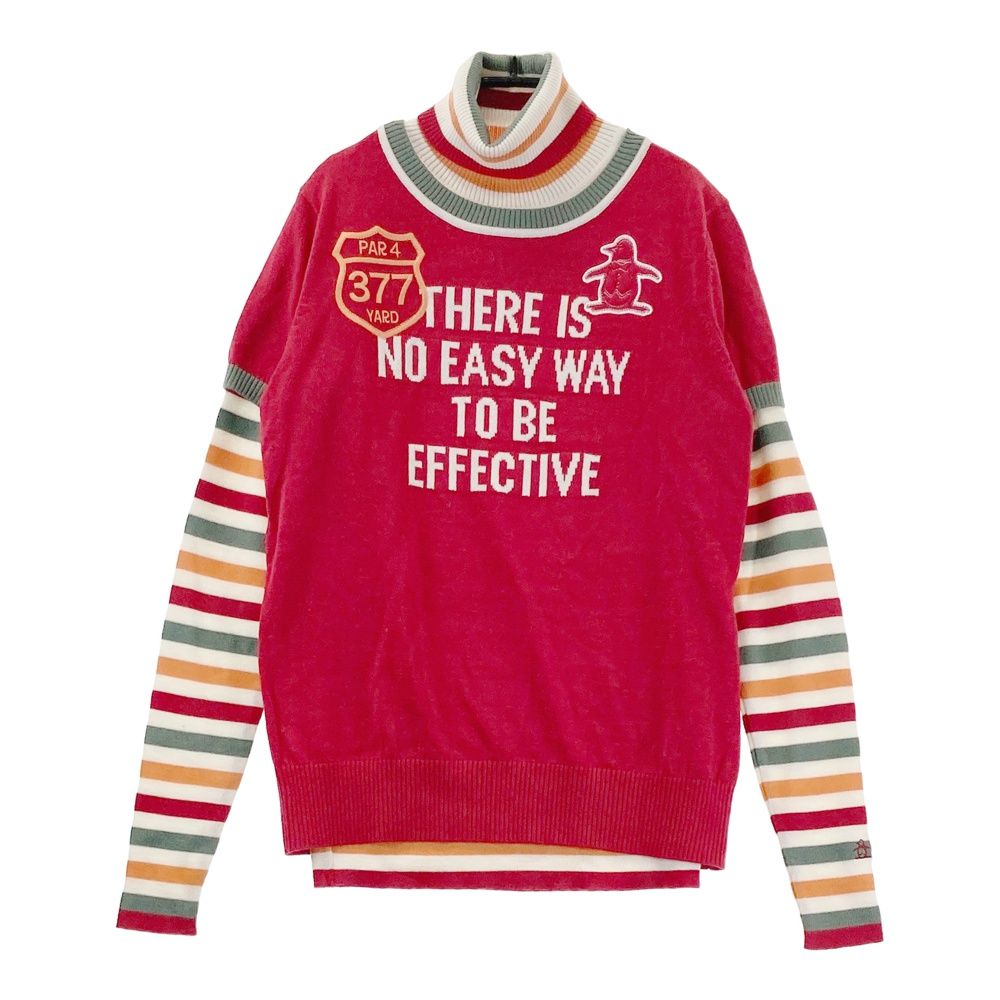 サイズ：L MUNSING WEAR マンシングウェア SL4259CP インナー付 ニット