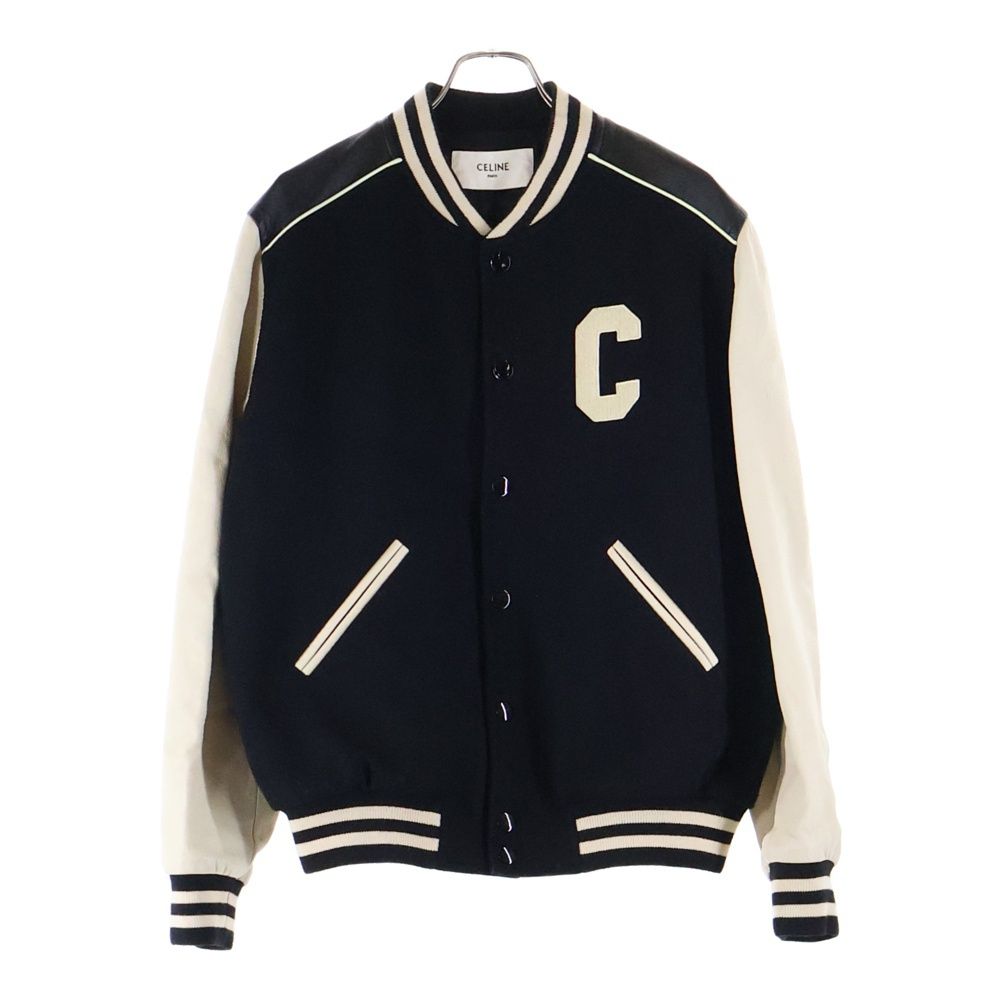 CELINE (セリーヌ) 22SS Classic Wool Teddy Jacket Cワッペンロゴ