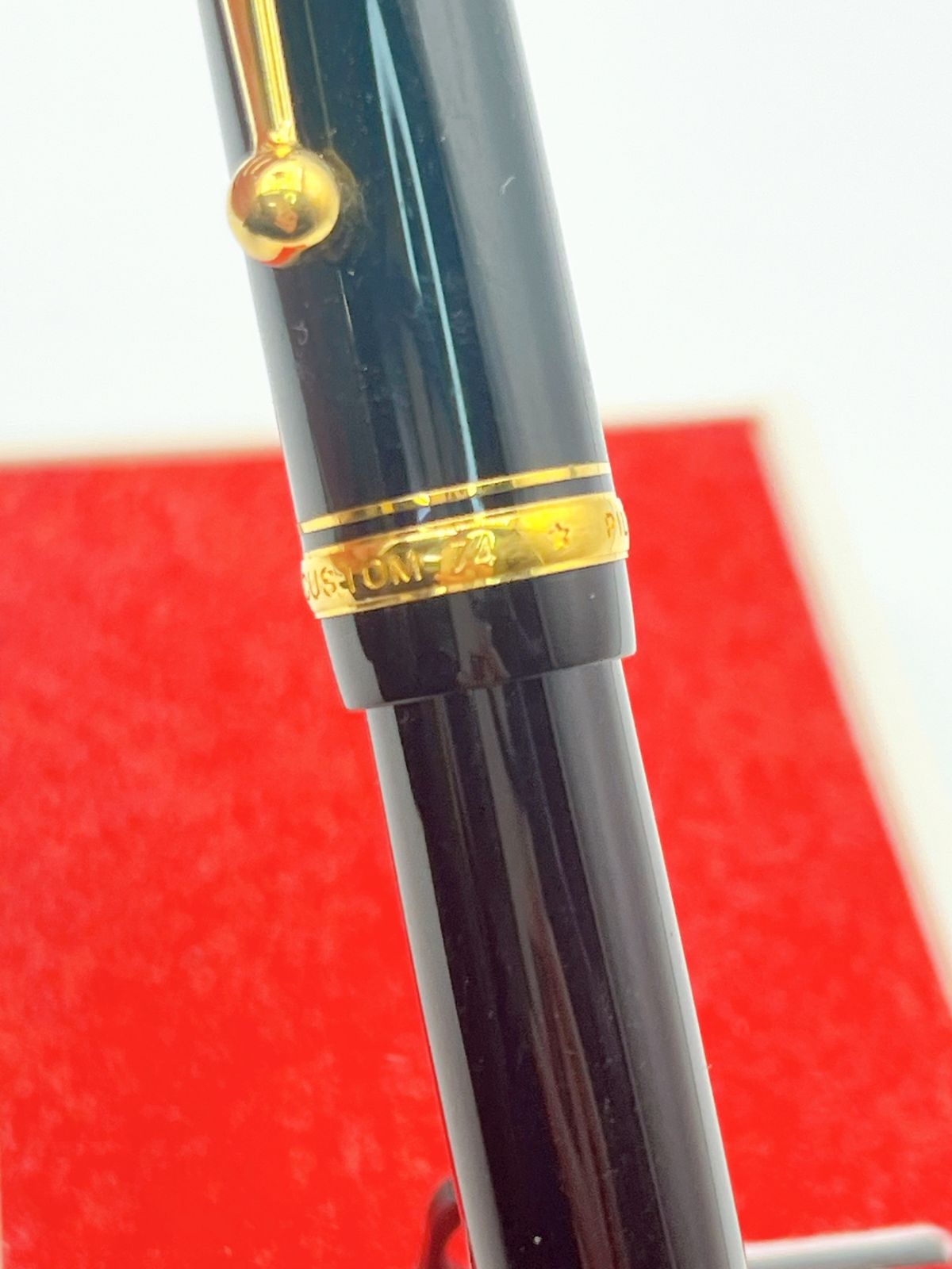  PILOT パイロット カスタム74 万年筆 14 K 585 ブラック ゴールド SH 428 名刺入れ 書類ホルダー 万年筆 万年筆 インク