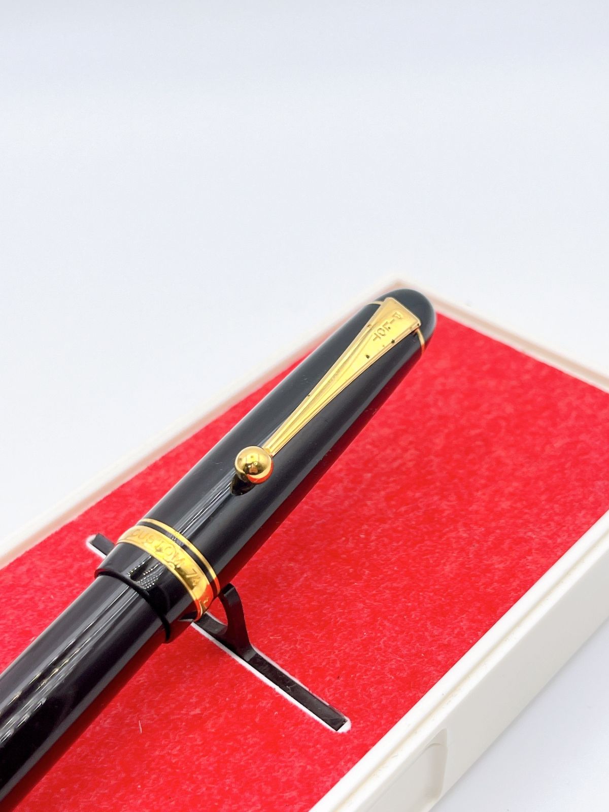 PILOT パイロット カスタム74 万年筆 14 K 585 ブラック ゴールド SH 428