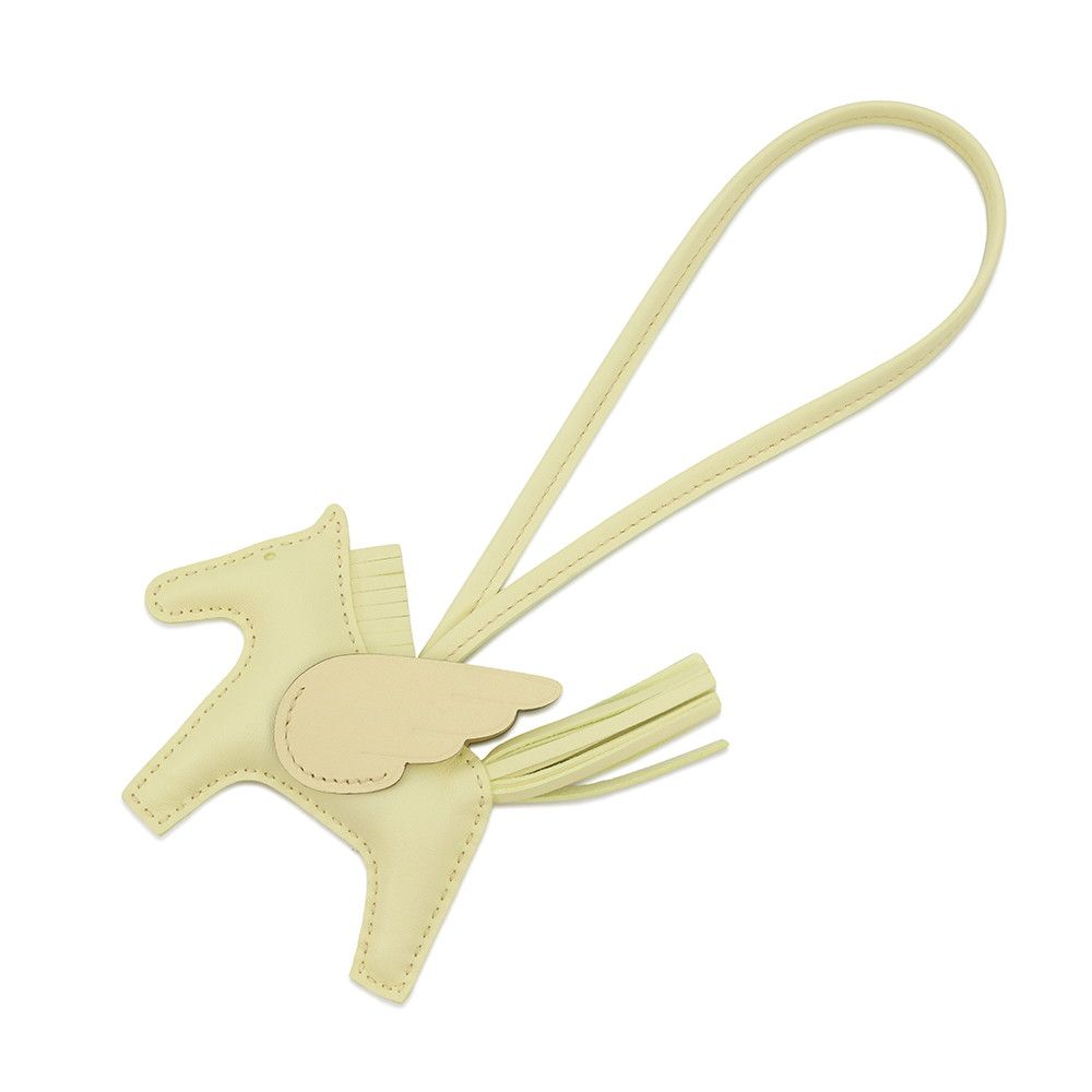 エルメス バッグチャーム ロデオPM ペガサス ジョーヌミルトン