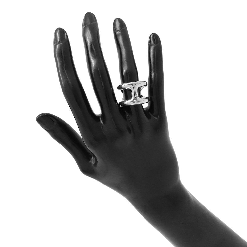 エルメス リング オスモズGM Osmose SV925シルバー リングサイズ52