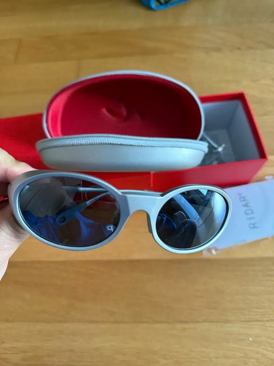 RIDAR ライダー ランニング サングラス シルバー