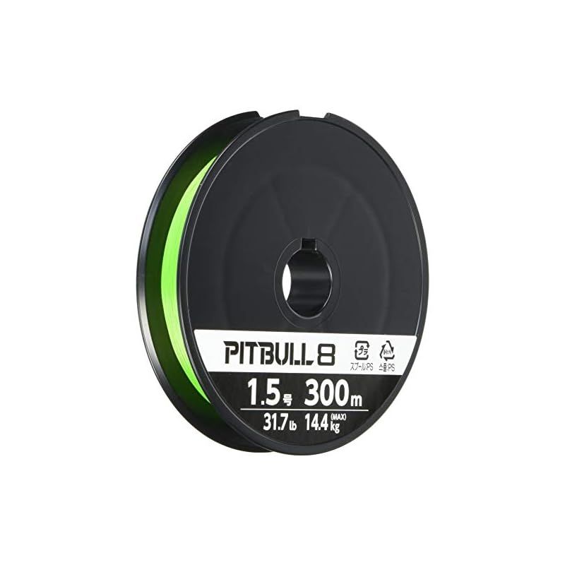 シマノ(SHIMANO) ライン ピットブル8 300m 1.5号 ライムグリーン PL-M78S