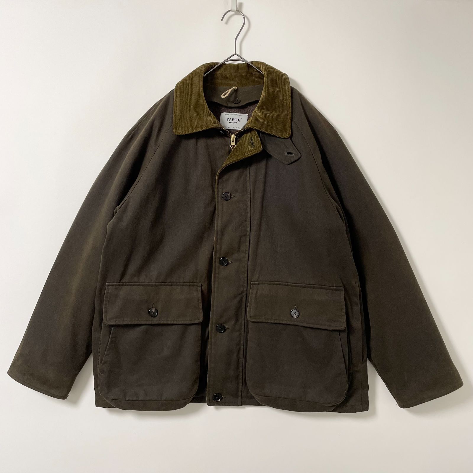 希少 YAECA size/S (vq) オイルドクロス ハンティングオーバー