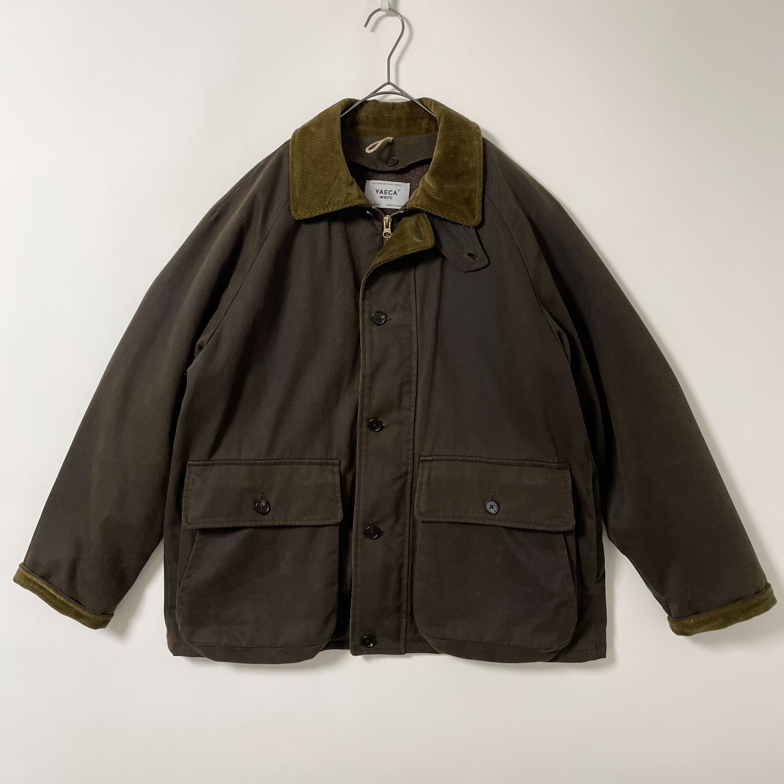 希少 YAECA size/S (vq) オイルドクロス ハンティングオーバー 希少 YAECA size/S (vq) オイルドクロス ハンティングオーバー