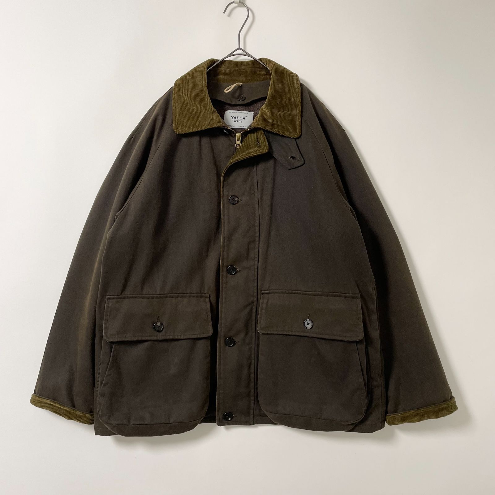 希少 YAECA size/S (vq) オイルドクロス ハンティングオーバー 