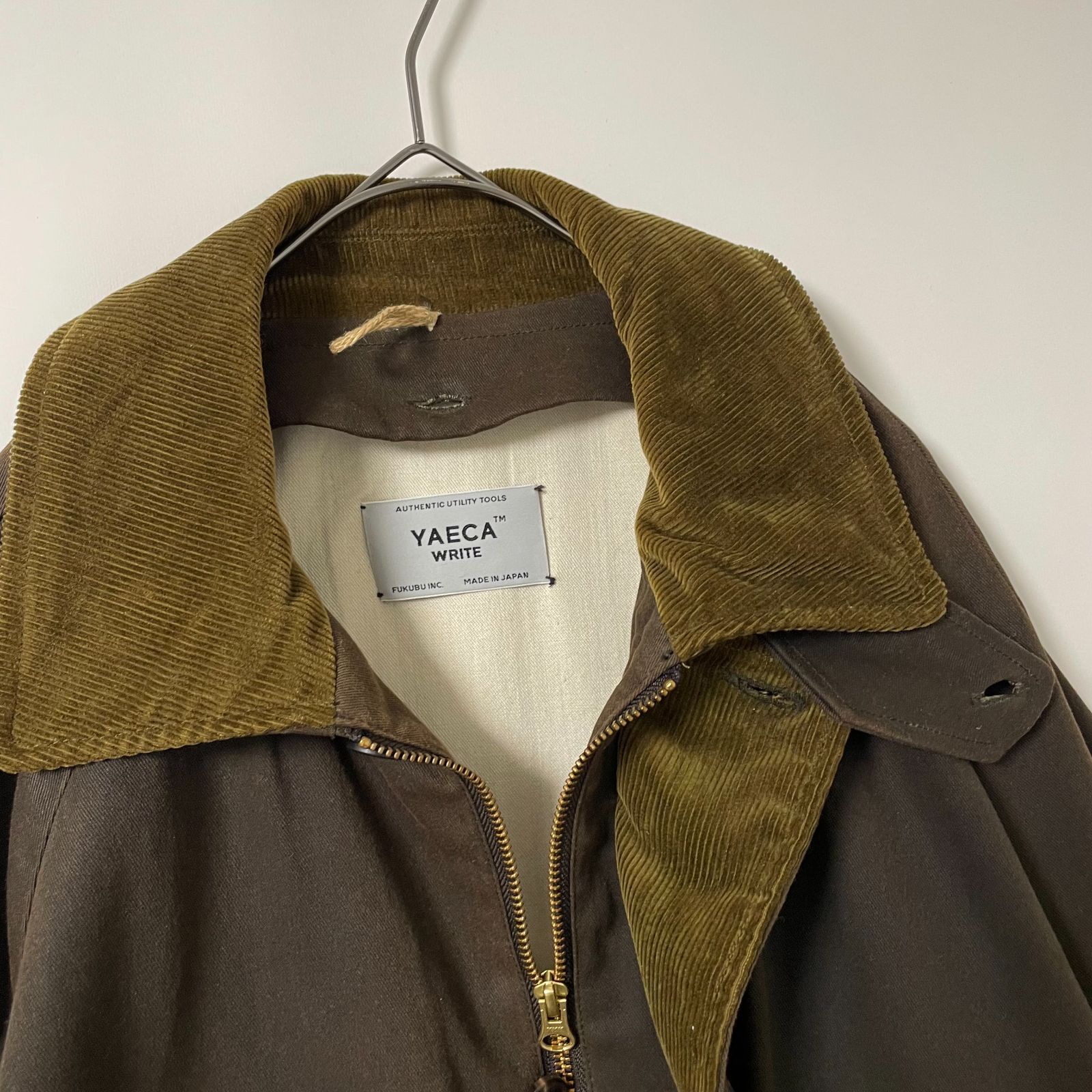希少 YAECA size/S (vq) オイルドクロス ハンティングオーバー 