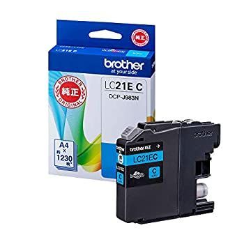 【】「未使用品」brother純正インクカートリッジシアン LC21EC 対応型番:DCP-J983N 他