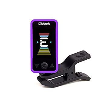 【】「未使用品」D'Addario ダダリオ クリップチューナー クロマチックタイプ Eclipse Tuner フルカラーディスプレイ Purple PW-CT-17PR （国内正規品）