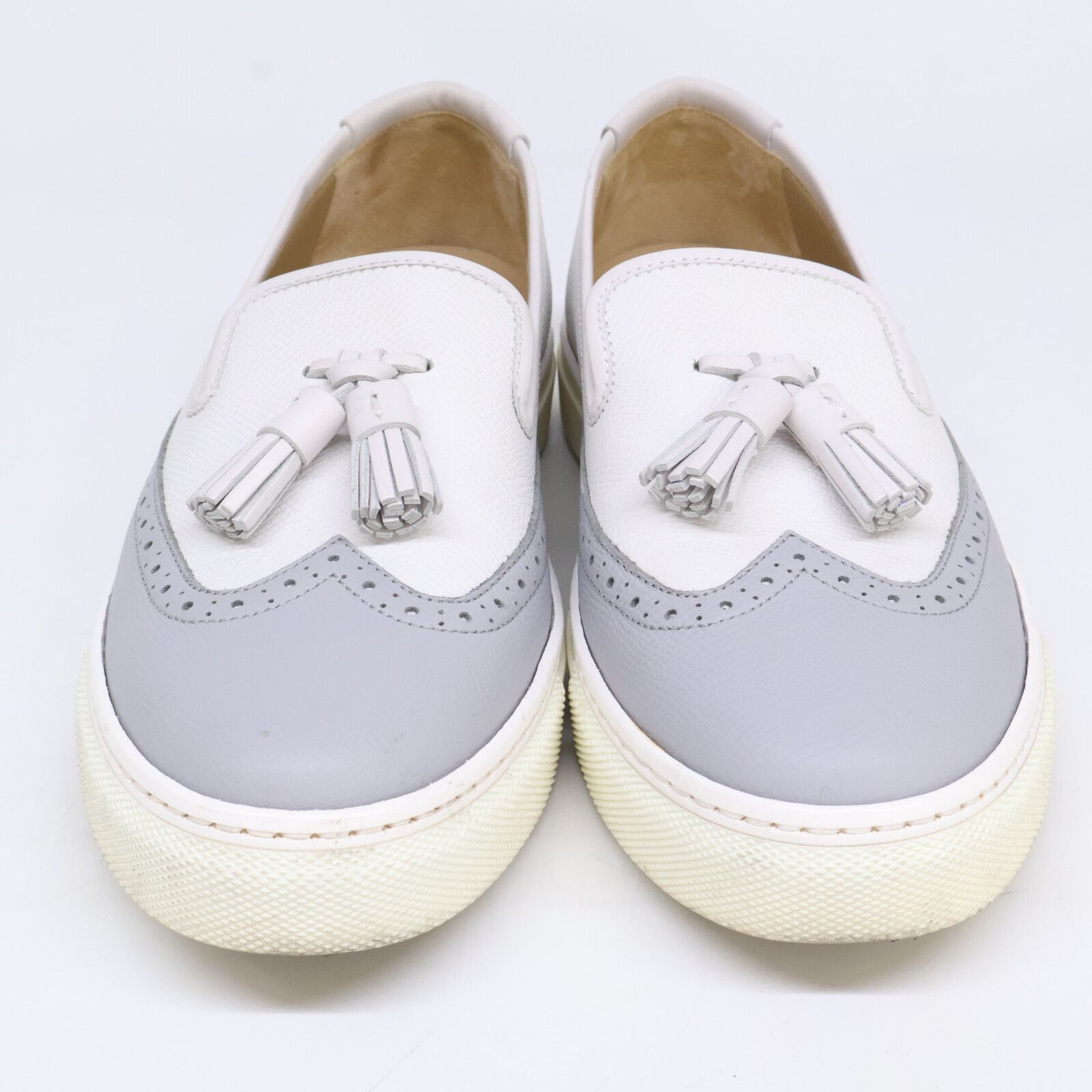 HERMES エルメス タッセル ウィングチップ スリッポン 36 - メルカリ