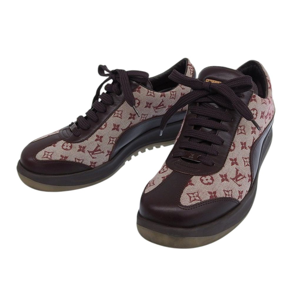 LOUIS VUITTON ルイヴィトン モノグラムミニ ローカットスニーカー
