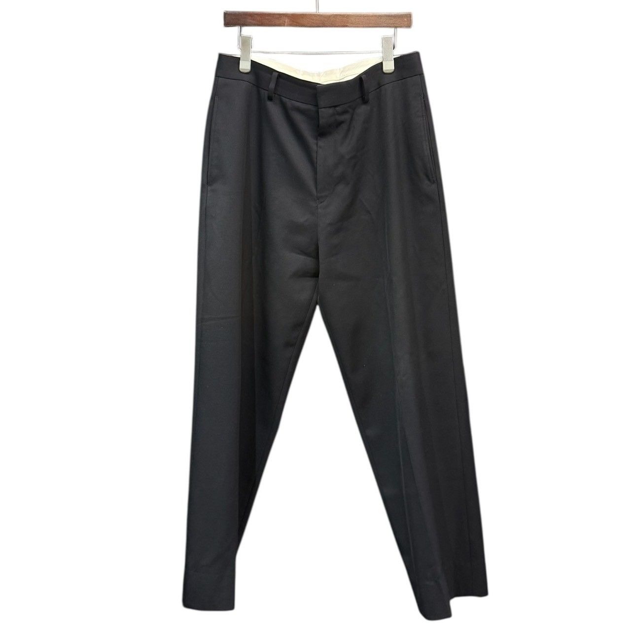 A.PRESSE アプレッセ 24SS Covert Cloth Trousers レザーパイピング