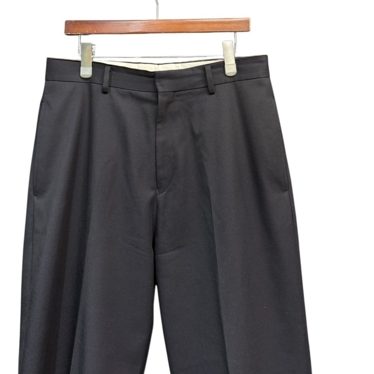 A.PRESSE アプレッセ 24SS Covert Cloth Trousers レザーパイピング