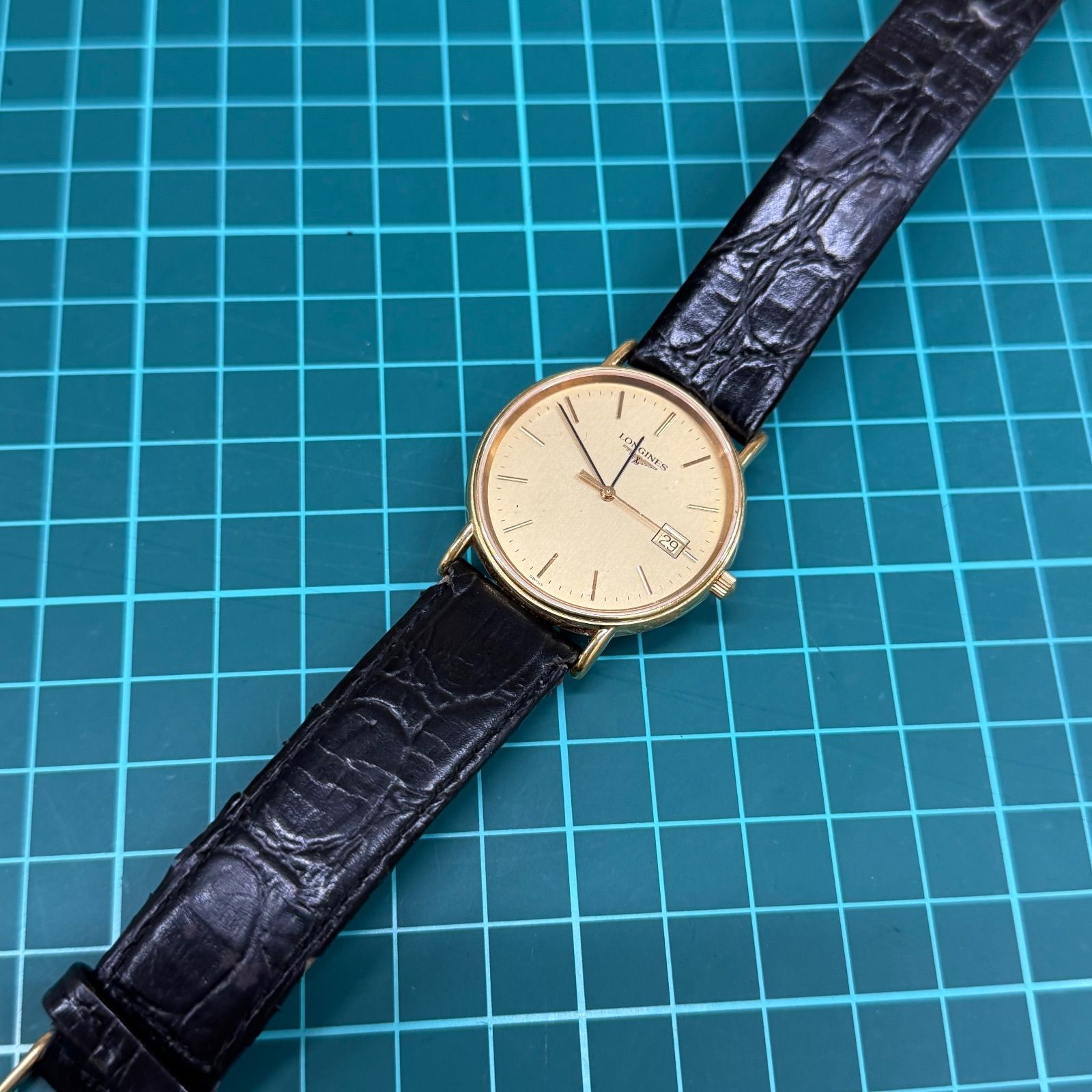 ◎【売り尽くし】LONGINE ロンジン 腕時計 L4.636.2 ゴールド文字盤