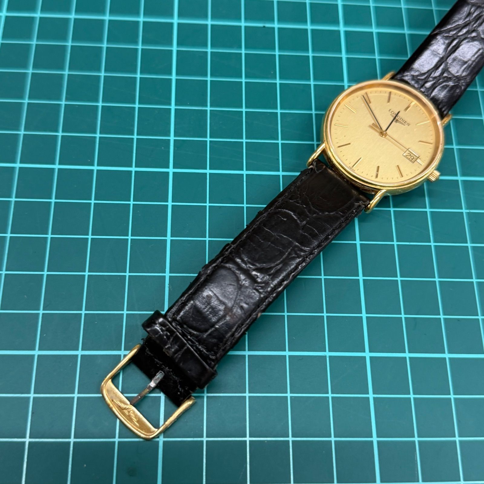 ◎【売り尽くし】LONGINE ロンジン 腕時計 L4.636.2 ゴールド文字盤