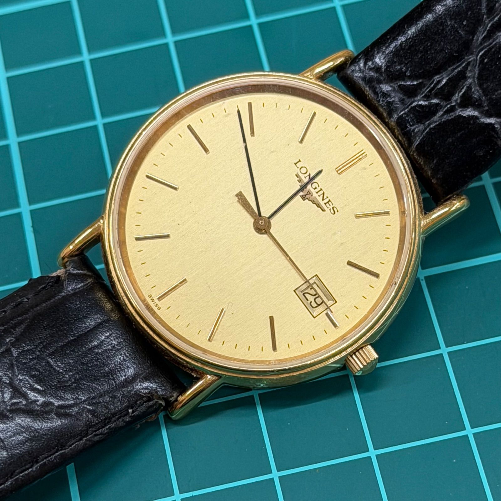 ◎【売り尽くし】LONGINE ロンジン 腕時計 L4.636.2 ゴールド文字盤