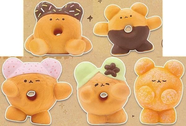 どーなっちゅ マスコットフィギュア × 全5種セット ドーナッツ
