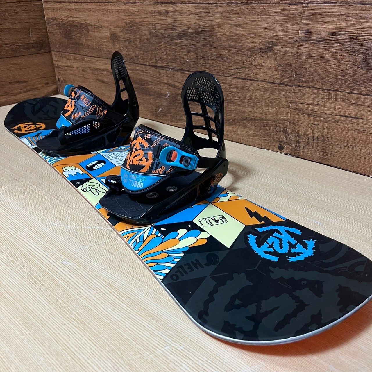 k2スノーボード 120センチキッズセット K2ジュニア スノーボード 3点セット 120cm キッズ スノーボード3点