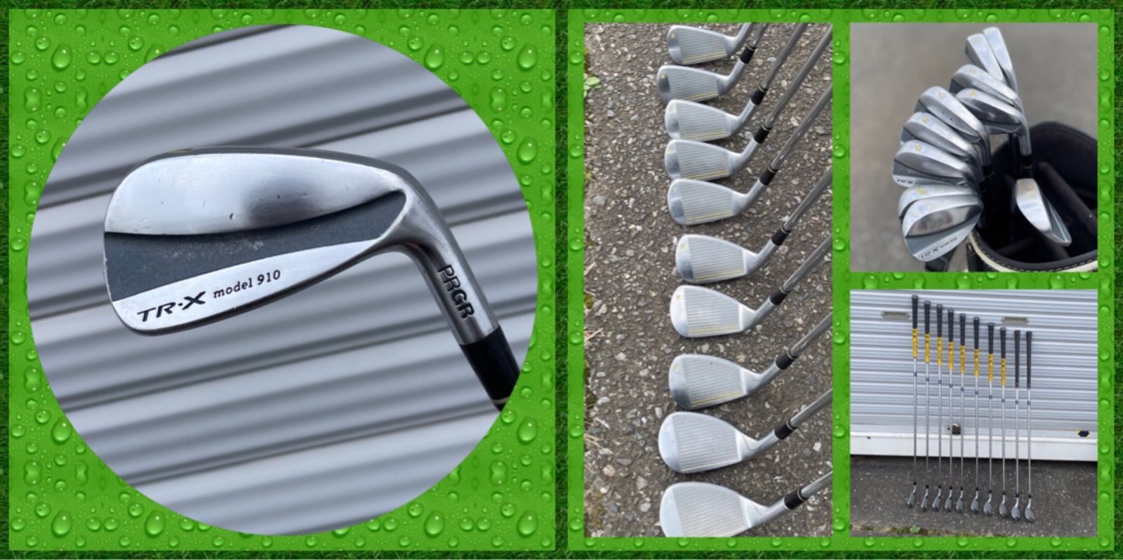 ☆送料込み☆57-2311-035アイアンセット☆PRGR☆TR-X model 910☆spec