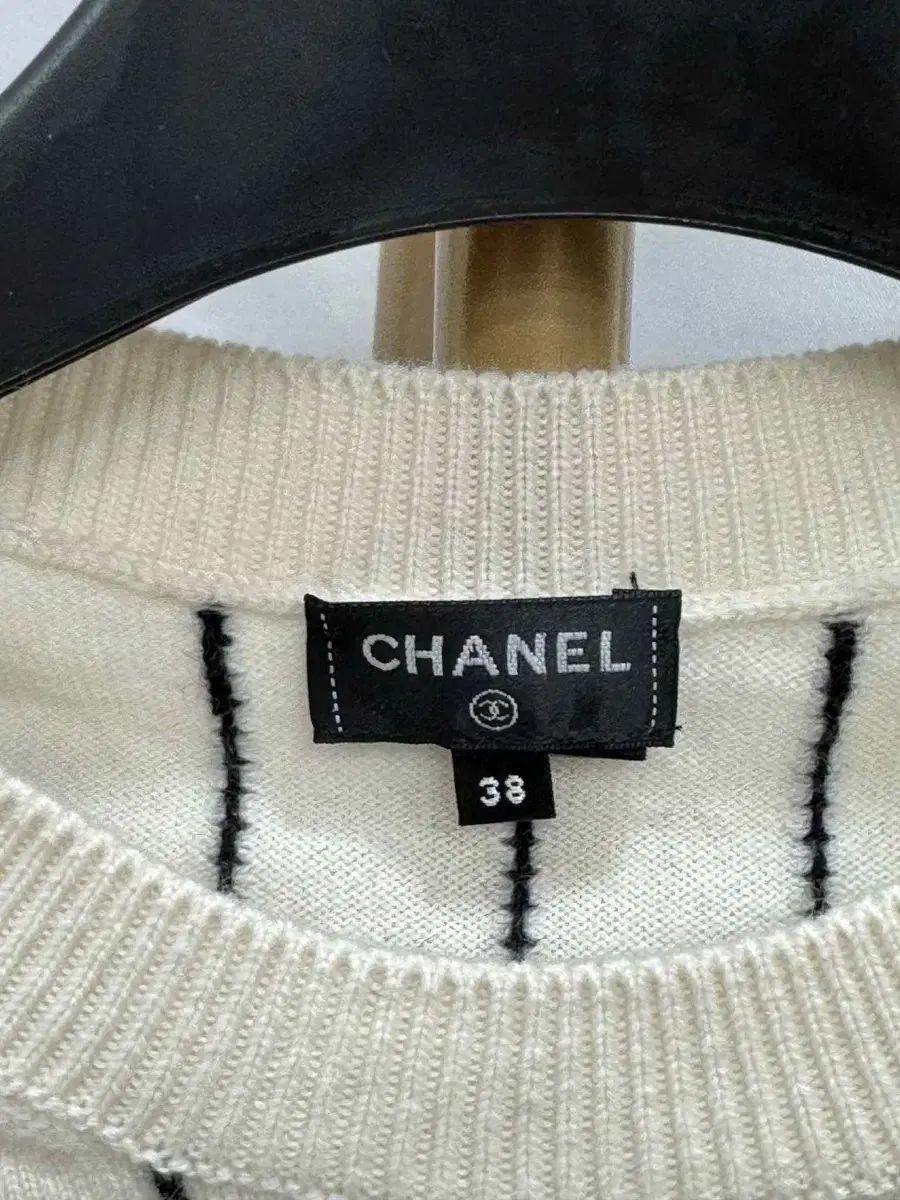 シャネル ストライプ プルオーバー ニット 38サイズ - メルカリ