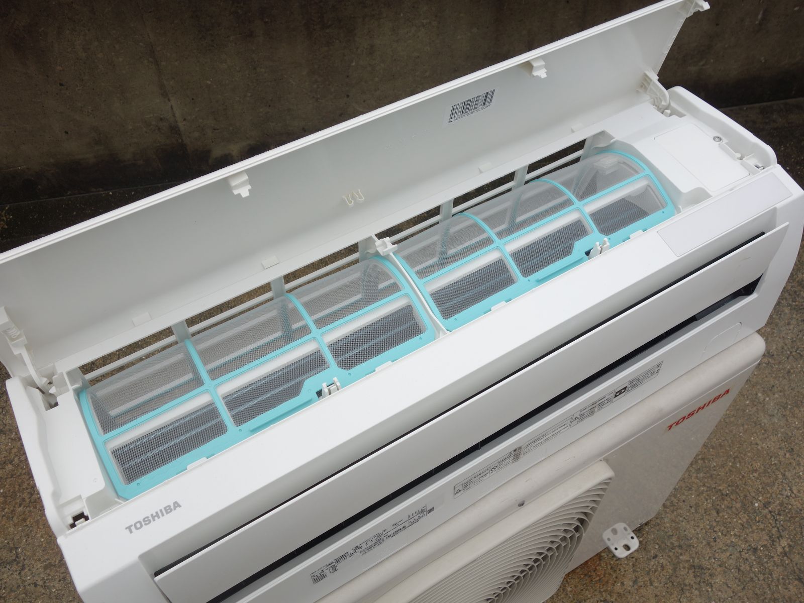 TOSHIBA 10〜12畳 2.8kwルームエアコン RAS-F281M（W）2019年製 TOSHIBA