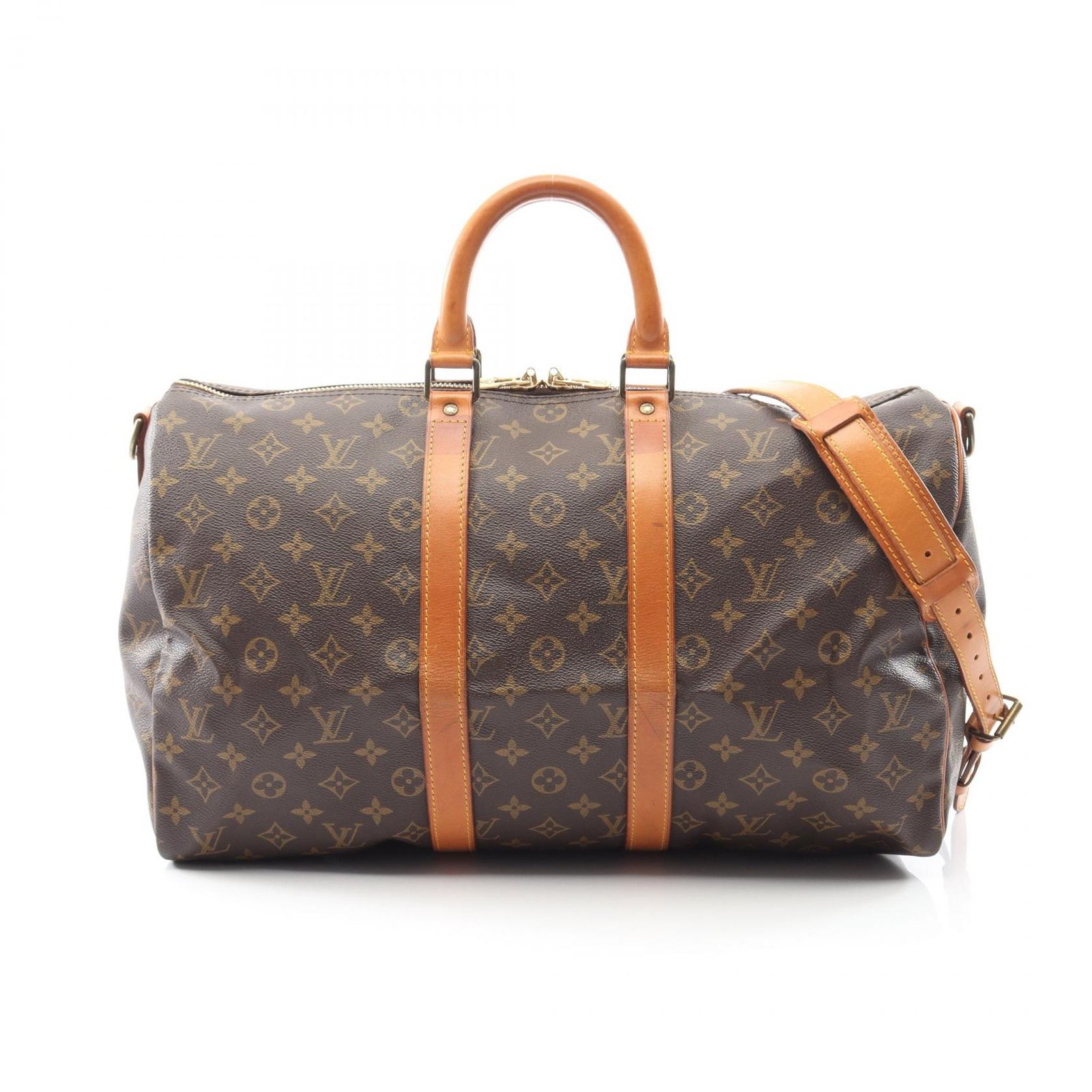 ルイ ヴィトン LOUIS VUITTON ボストンバッグ キーポル バンドリエール45 モノグラム M 41418 PVCコーティングキャンバス レザー ユニセックス