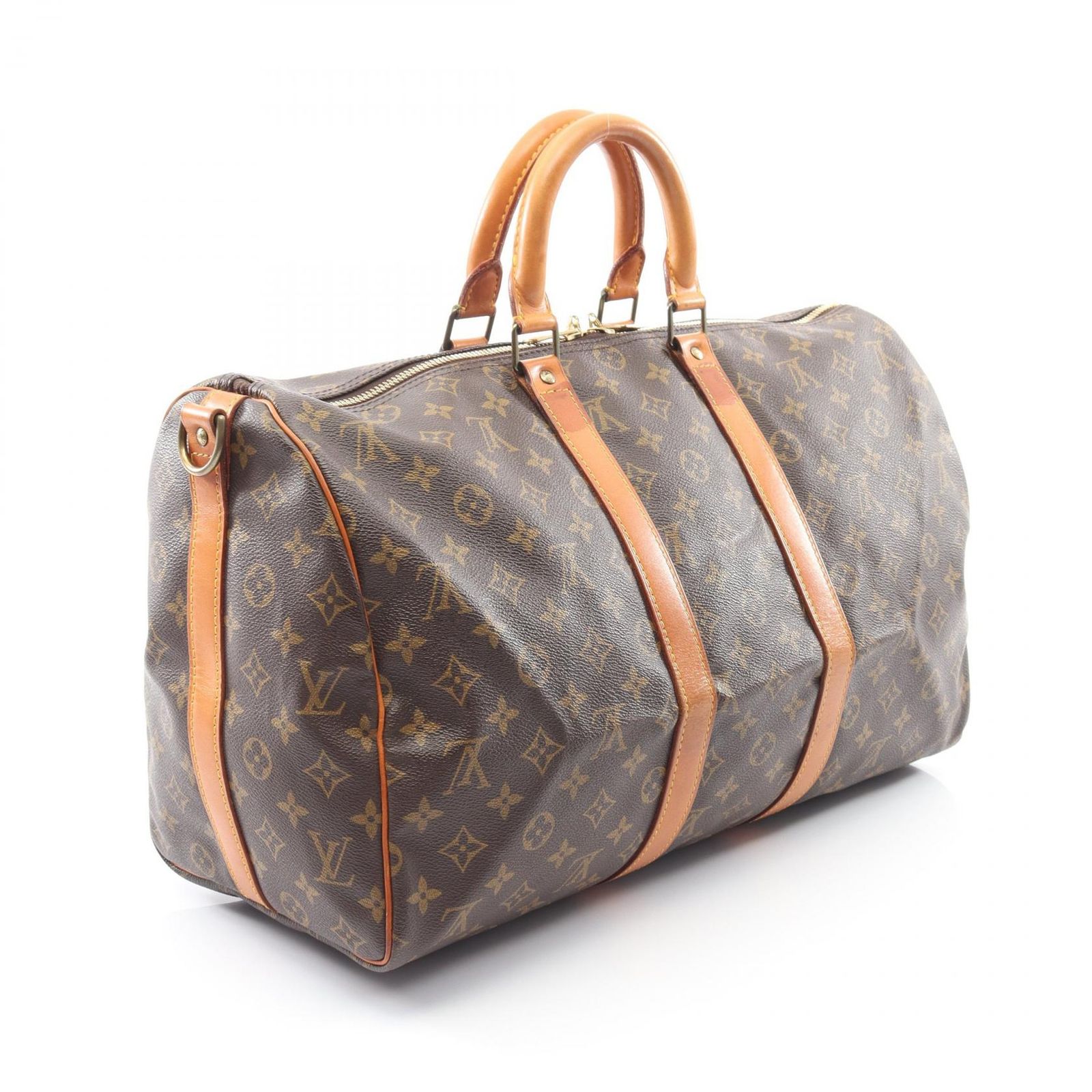 ルイ ヴィトン LOUIS VUITTON ボストンバッグ キーポル バンドリエール45 モノグラム M 41418 PVCコーティングキャンバス レザー ユニセックス