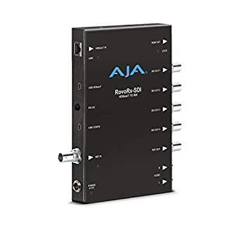 【中古】「未使用品」Aja rovorx-sdi UltraHD /受信機HD HDBaseTに6?G / 3g-sdiとHDMIフレーム同期W / Poh、Genlock