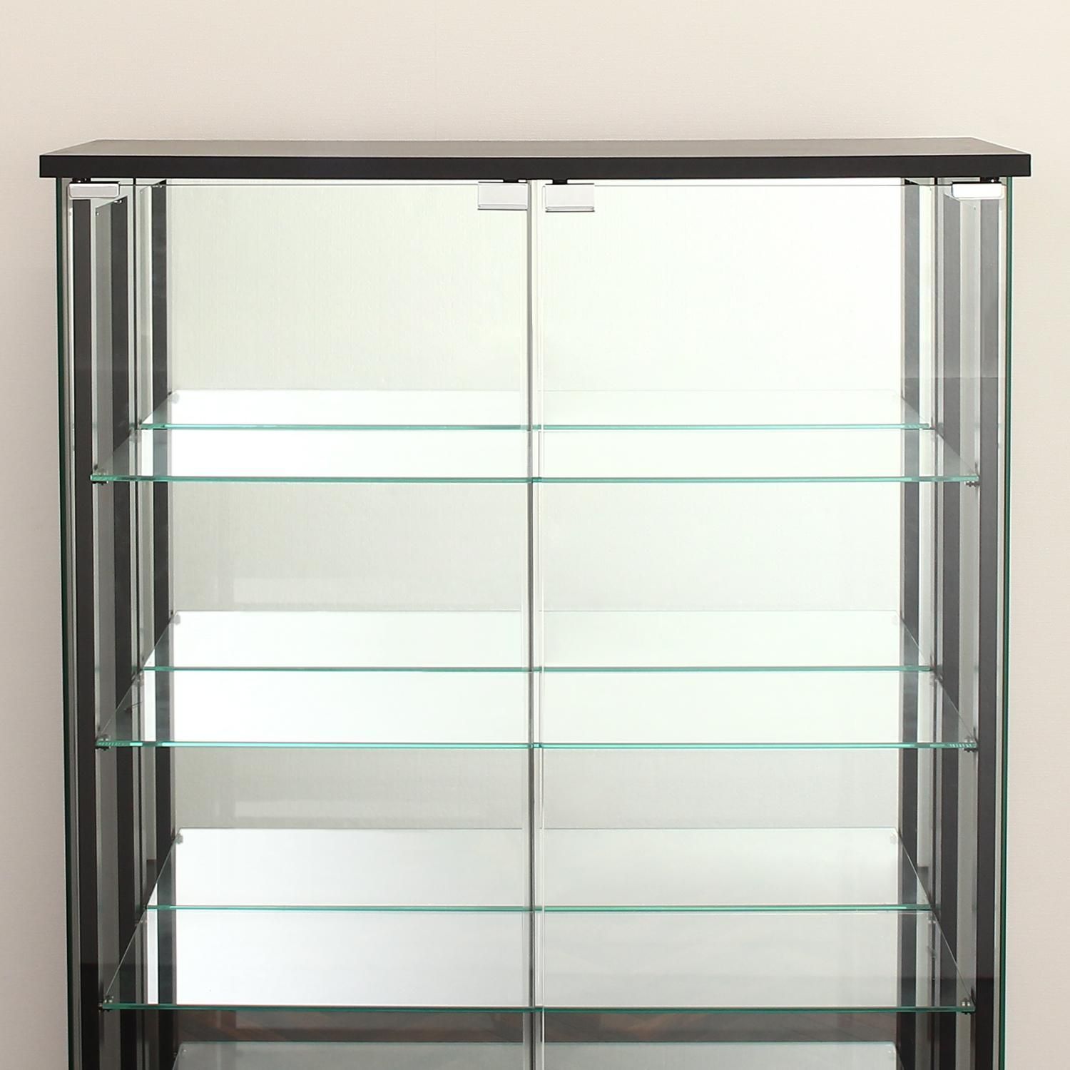 ♪ガラスディスプレイラック ［幅80×奥行27×高さ134cm］ コレクション