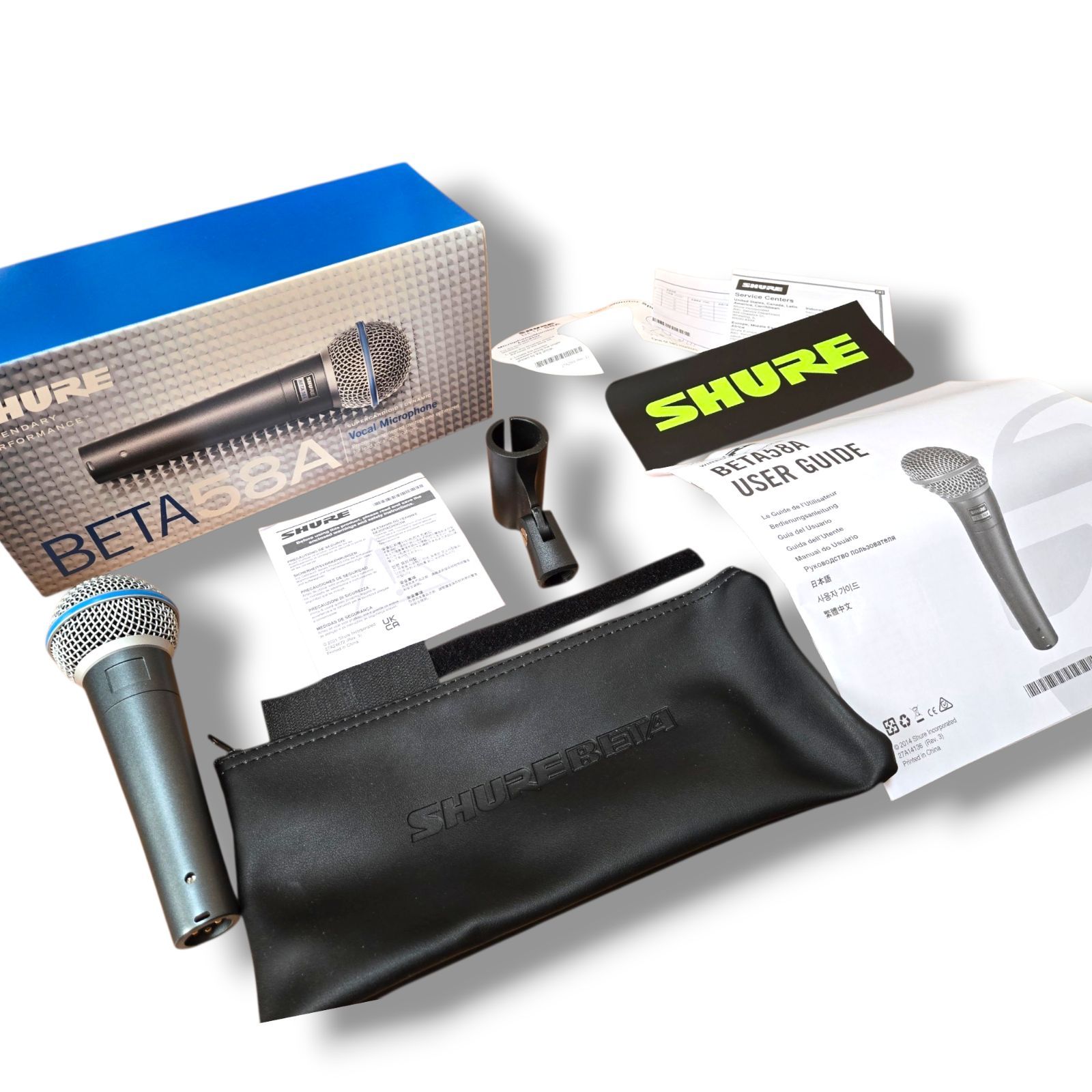 管理番号3211 SHURE ダイナミック マイクロフォン BETA 58 A