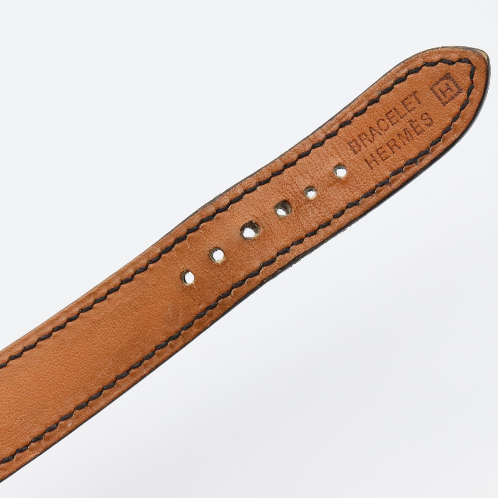  エルメス HERMES 腕時計 Hウォッチ HH 1 210 ブラック ステンレススチール レザー レディース A その他 時計