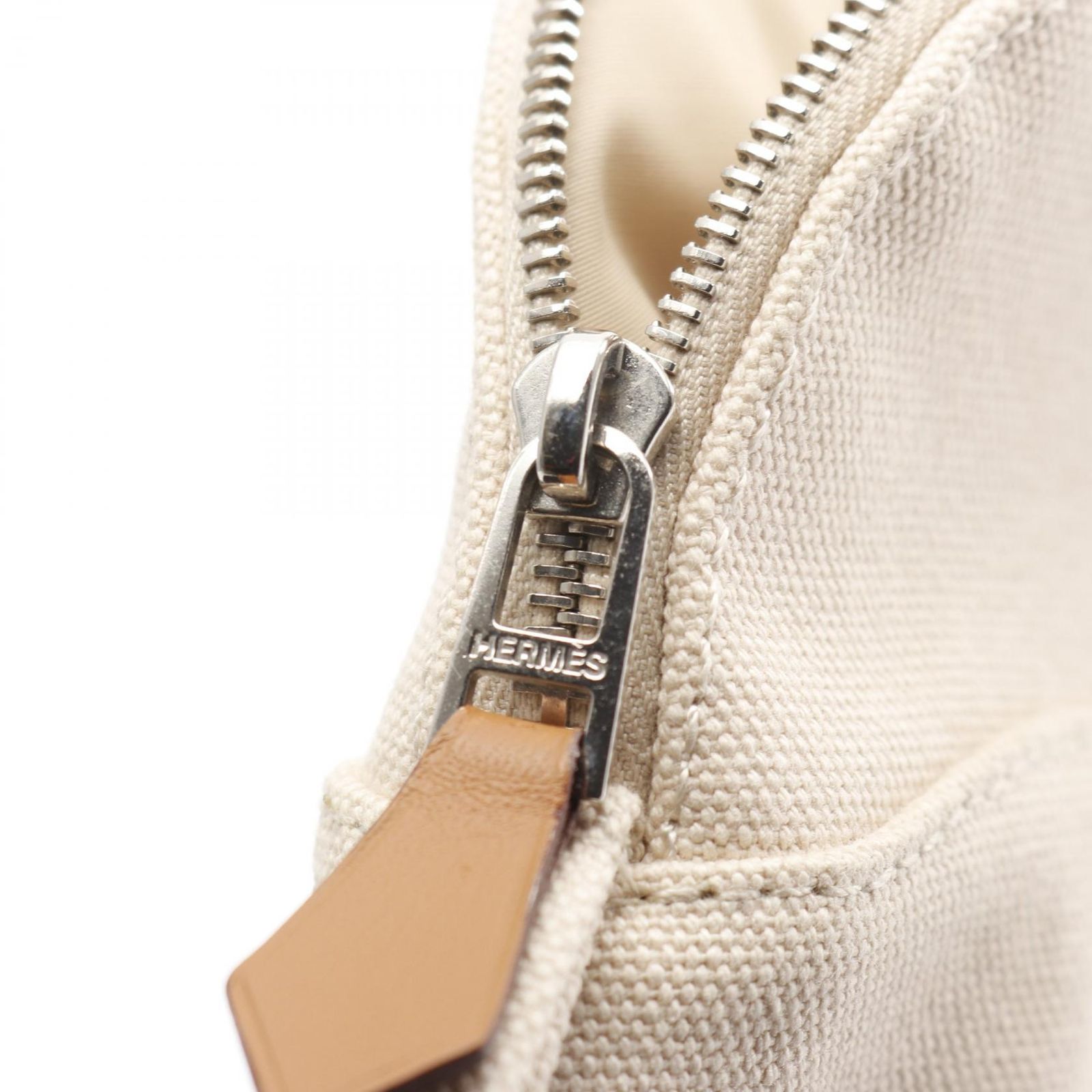 HERMES エルメス ボリードポーチ ミニ キャンバス ナチュラル エルメス HERMES ポーチ ボリードポーチ20 ナチュラル キャンバス