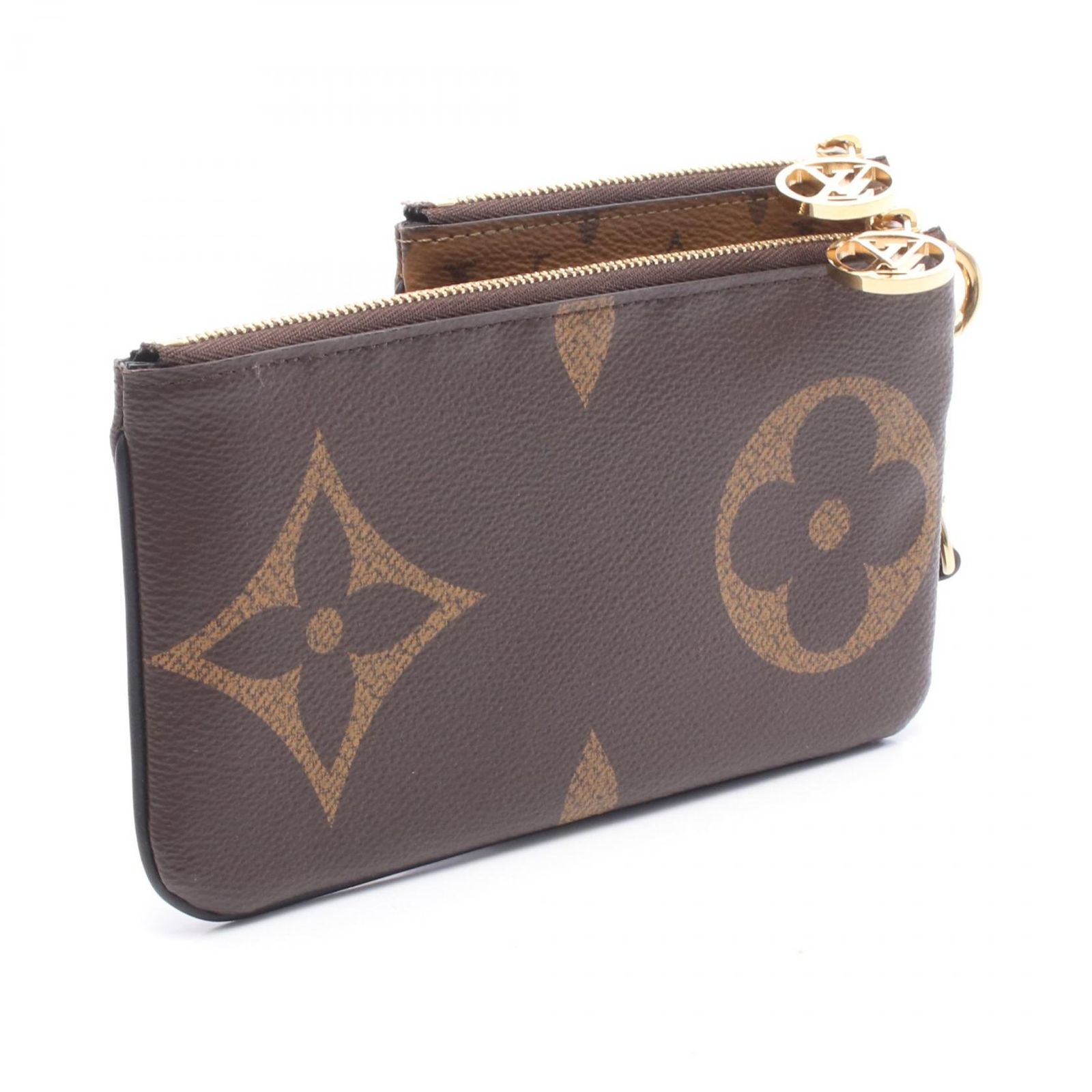 ルイ ヴィトン LOUIS VUITTON ポーチ ポシェット トリオ モノグラム ジャイアント リバース M 68756 レザー レディース A