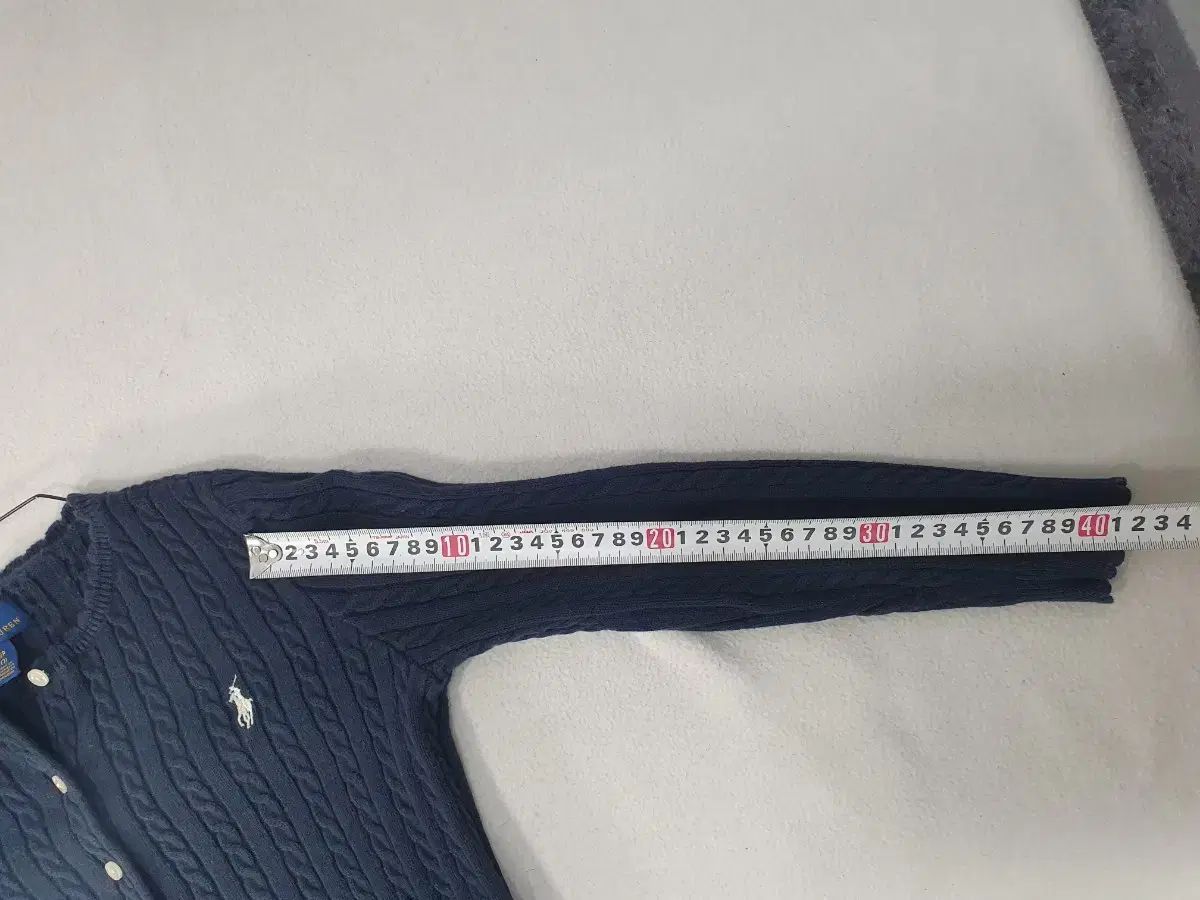 ポロ ラルフローレン キッズ ケーブル編み カーディガン コットン