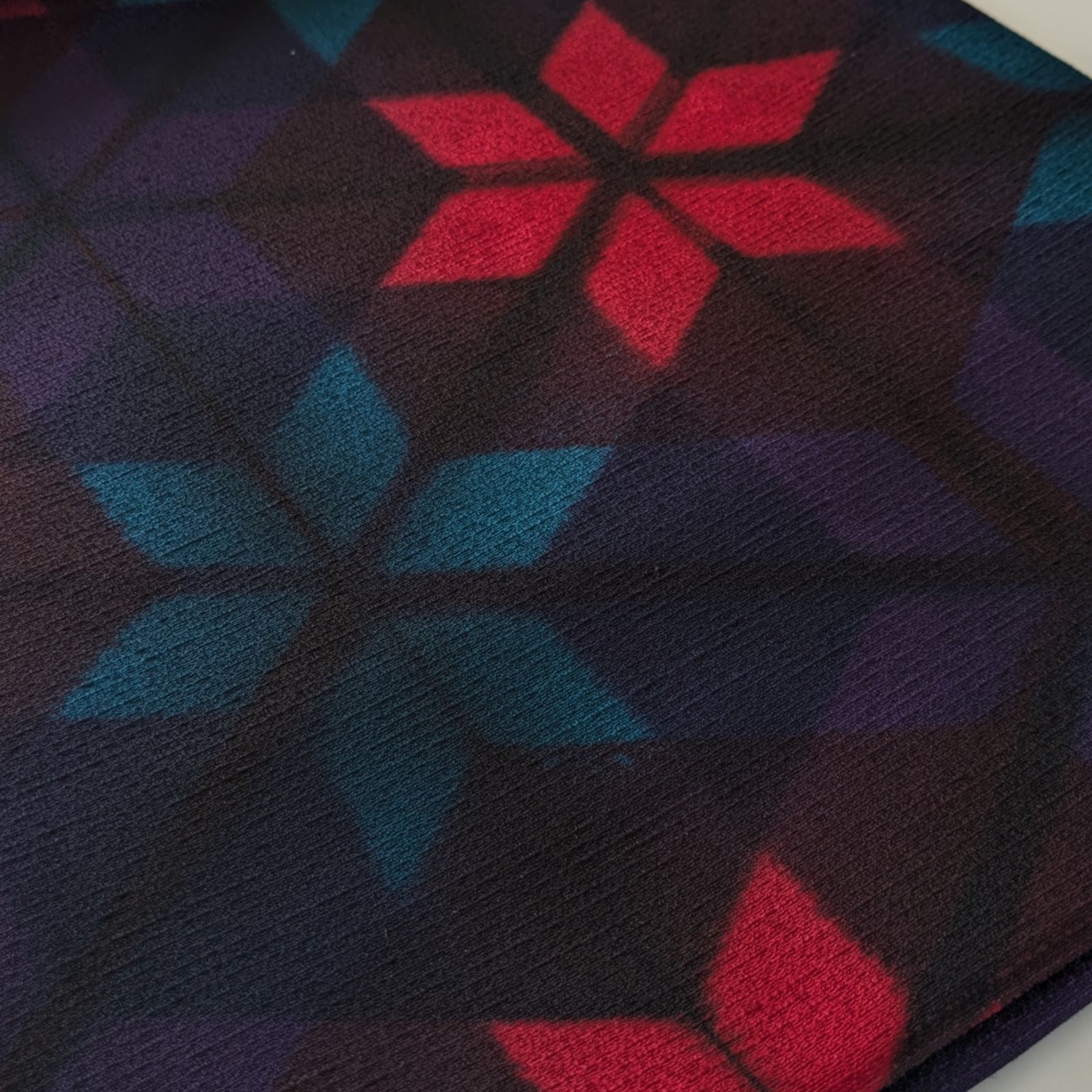  シュトラウス衣正絹高額板締め絞り手染め両面リバーシブル袋帯 袋帯 帯