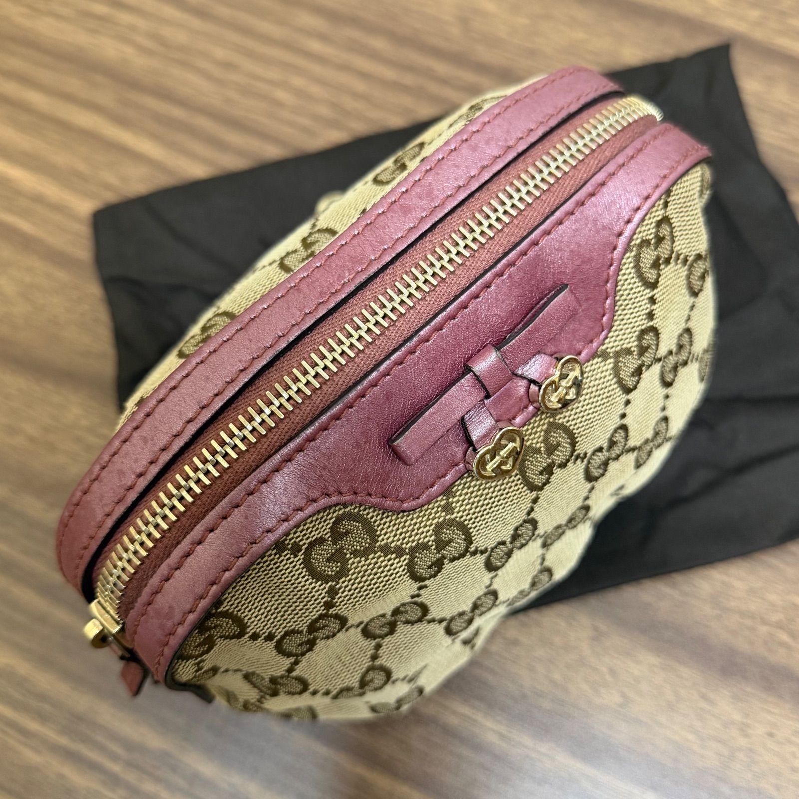 ◎【美品】GUCCI グッチ GGキャンバス 308729 ポーチ シグネチャー 