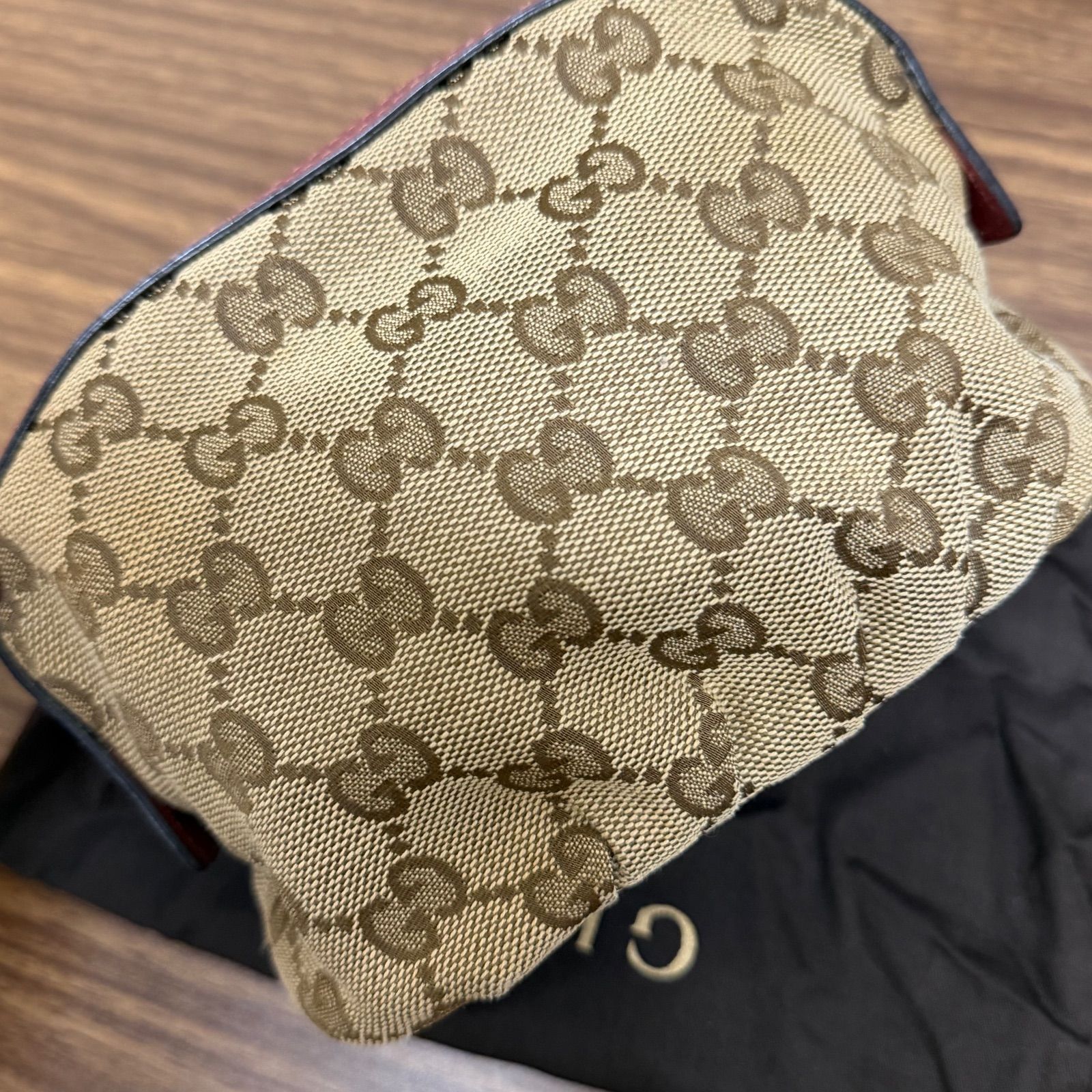 ◎【美品】GUCCI グッチ GGキャンバス 308729 ポーチ シグネチャー 