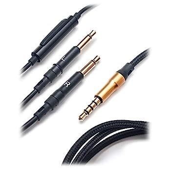 【中古】「未使用品」MEZE Audio(メゼオーディオ) 99ケーブル マイク&リモコン付き(1.2m) ブラック/ゴールド M99C-MBG