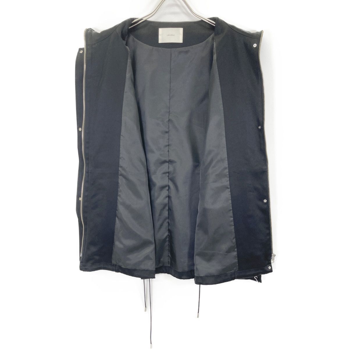 louren ローレン ﾌﾞﾗｯｸ patch pocket jacket F - メルカリ