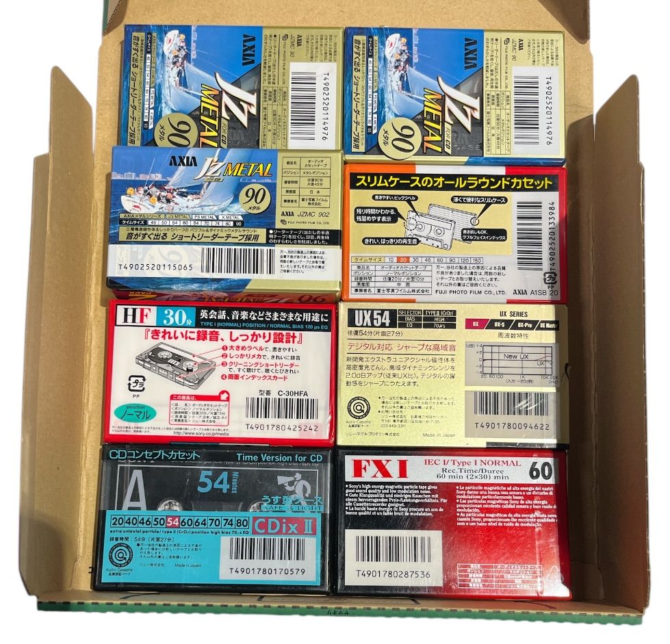 AXIA ＆ SONY／カセットテープ】9本まとめ売り (新品未開封) - メルカリ