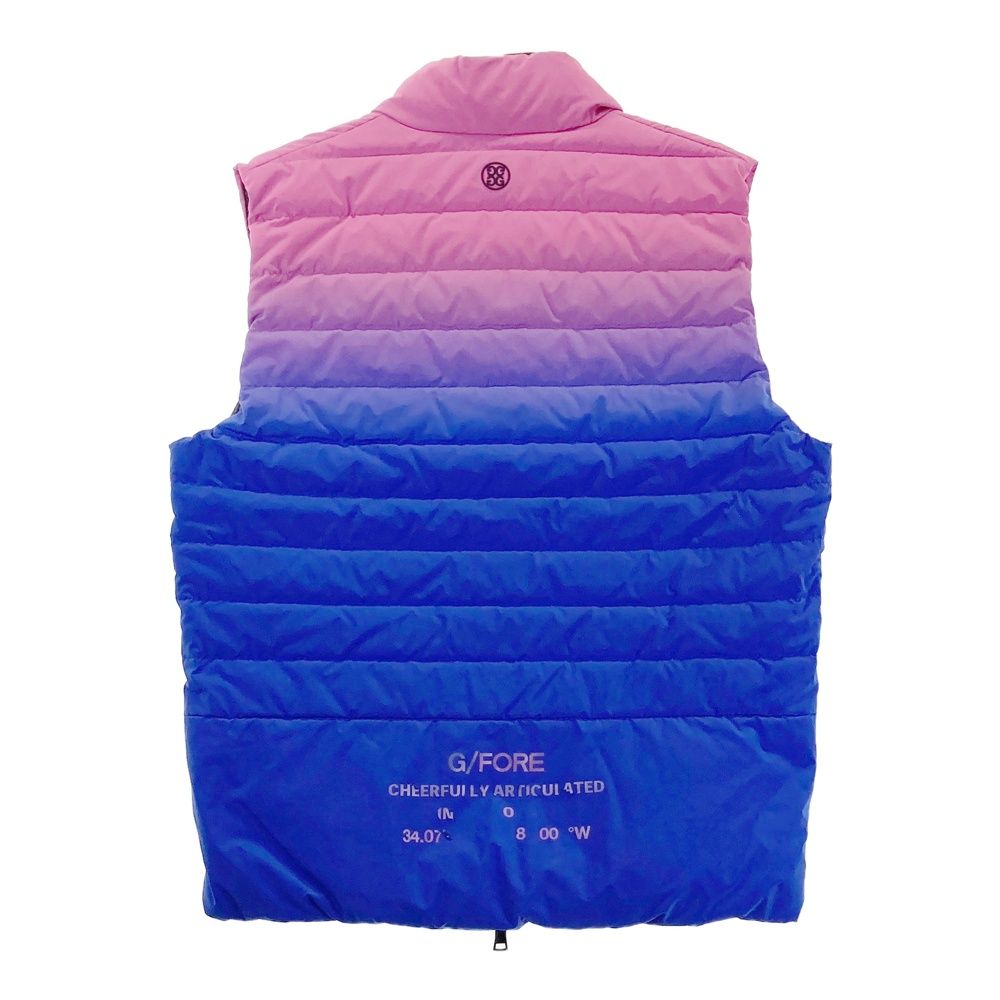 サイズ：3 G/FORE ジーフォア ; ダウンベスト グラデーション ネイビー