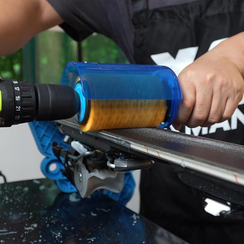 XCMAN スノーボード用ナイロン、ブロンズ、コルク、馬毛ブラシ