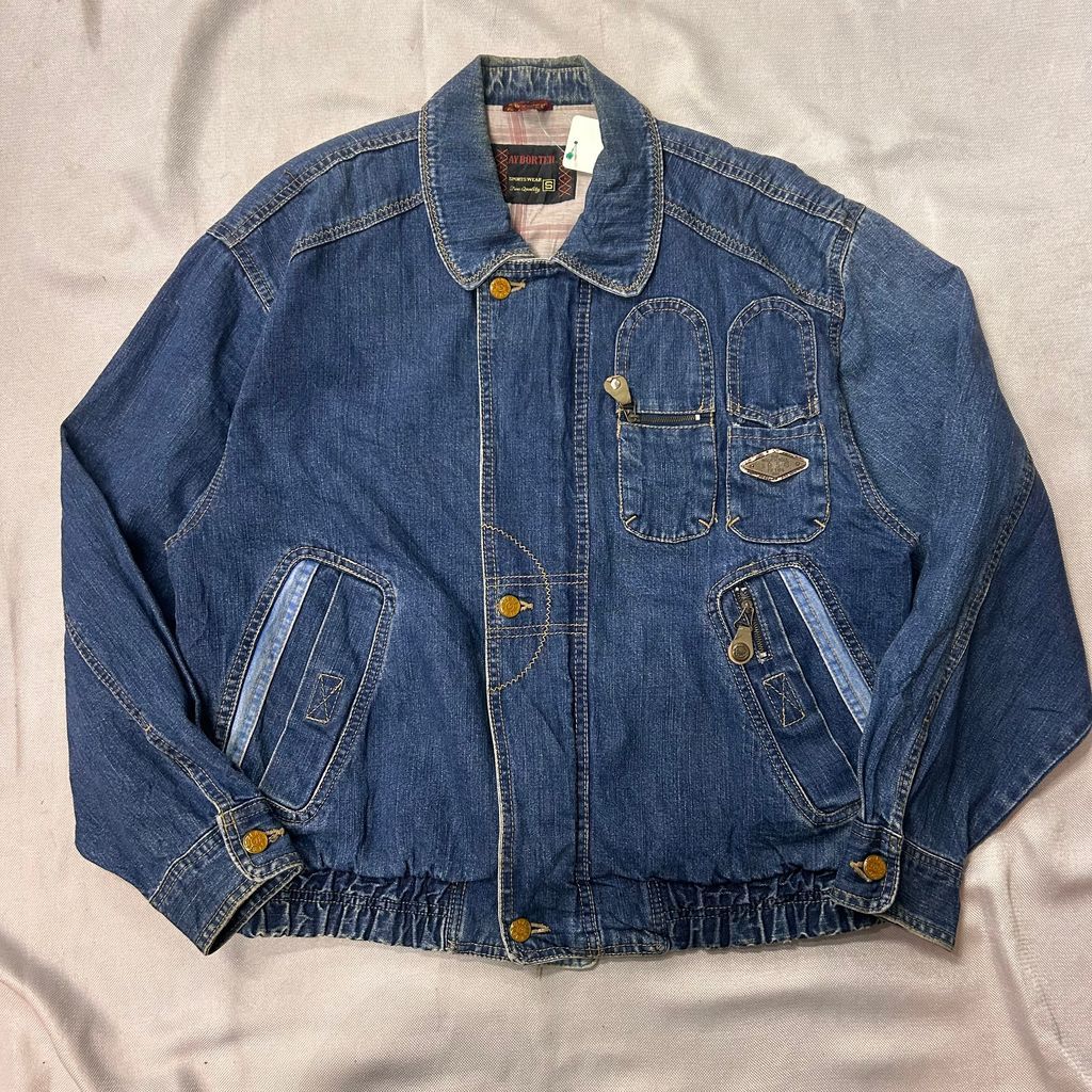 AY BORTEH sports wear デニムジャケット denim jacket 珍ギミック