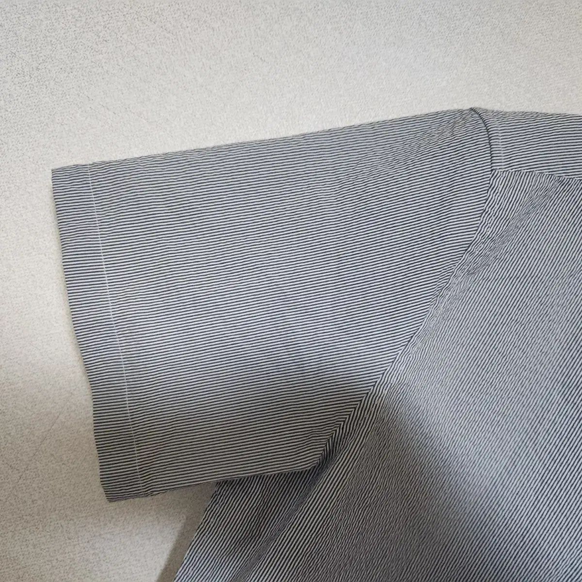 HAZZYS シアサッカー ストレッチ ゴルフ メンズ100 シャツ