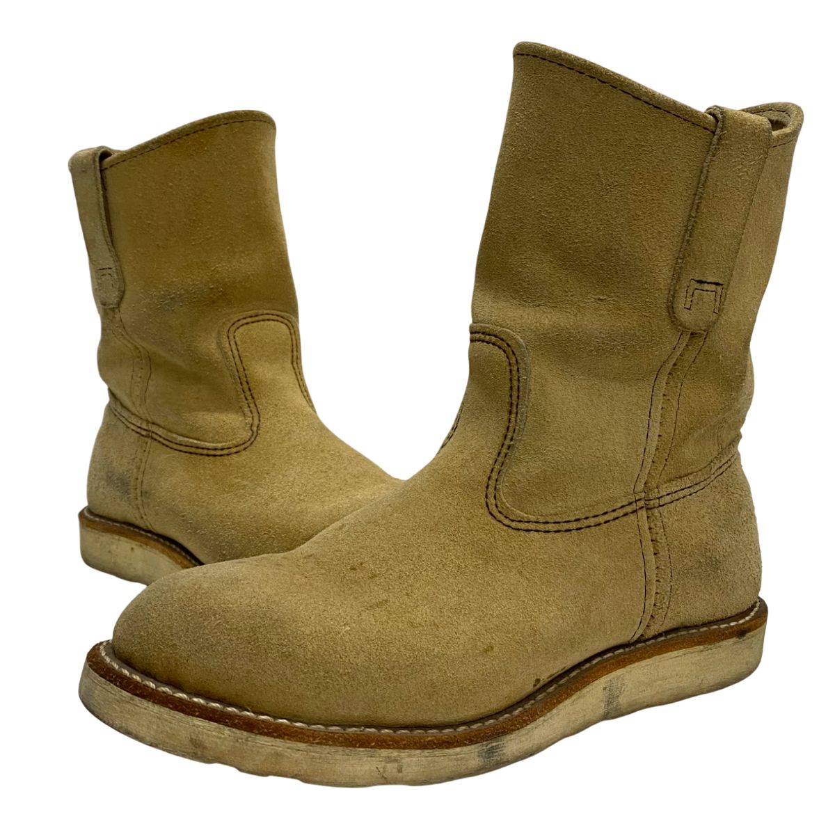 レッドウィング RED WING ペコスブーツ スエード USA製 8168 メンズ靴