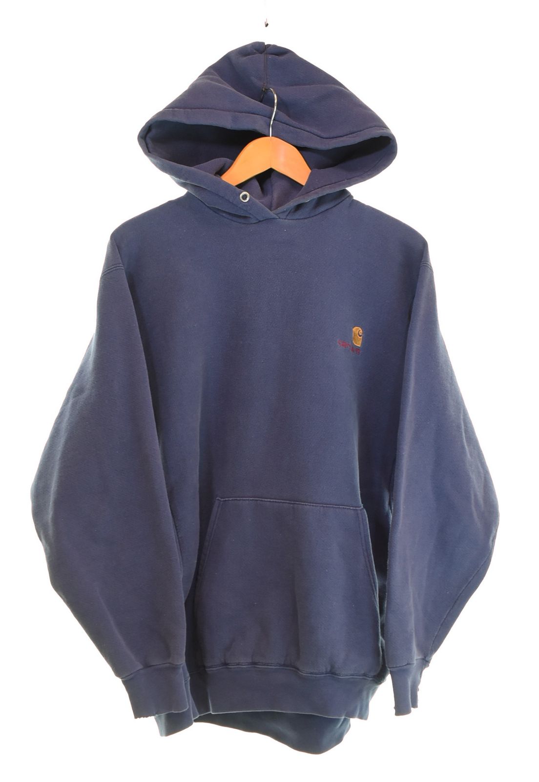 カーハート Carhartt 90s USA製 三角タグ パーカー ナス紺 フェード